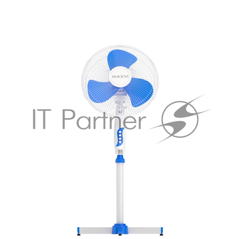 Вентилятор напольный Maxvi FS1645 white-blue