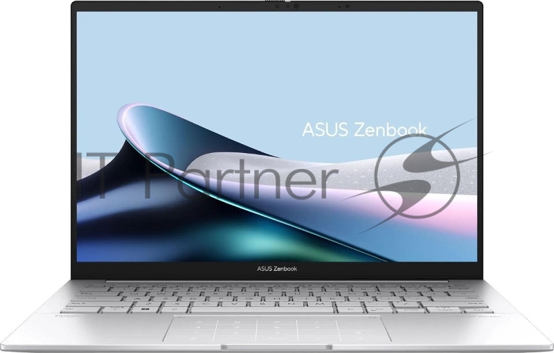 Ноутбук ASUS Zenbook 14 OLED UX3405MA-QD993 Intel Core Ultra 9 185H 3900MHz/14/1920x1200/16GB/512GB SSD/Intel Arc Graphics/Wi-Fi/Bluetooth/Windo 11 Pro (90NB11R2-M01SV0_Win11P) Silver