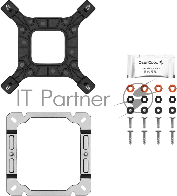 Кулер для процессора DEEPCOOL AK500S DIGITAL SE LGA20XX/1700/1200/115X/AM5/AM4 (12шт/кор, TDP 240W, PWM, Fan 120мм, 5 тепл. трубок, Copper Base, черный) RET (R-AK500S-BKADMN-GJD)