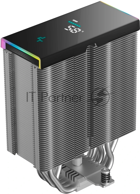 Кулер для процессора DEEPCOOL AK500S DIGITAL SE LGA20XX/1700/1200/115X/AM5/AM4 (12шт/кор, TDP 240W, PWM, Fan 120мм, 5 тепл. трубок, Copper Base, черный) RET (R-AK500S-BKADMN-GJD)