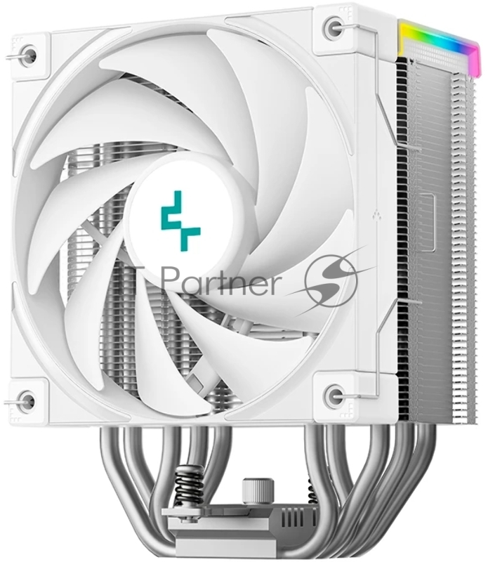 Кулер для процессора DEEPCOOL AK500S DIGITAL SE WH LGA20XX/1700/1200/115X/AM5/AM4 (12шт/кор, TDP 240W, PWM, Fan 120мм, 5 тепл. трубок, Copper Base, белый) RET (R-AK500S-WHADMN-GJD)