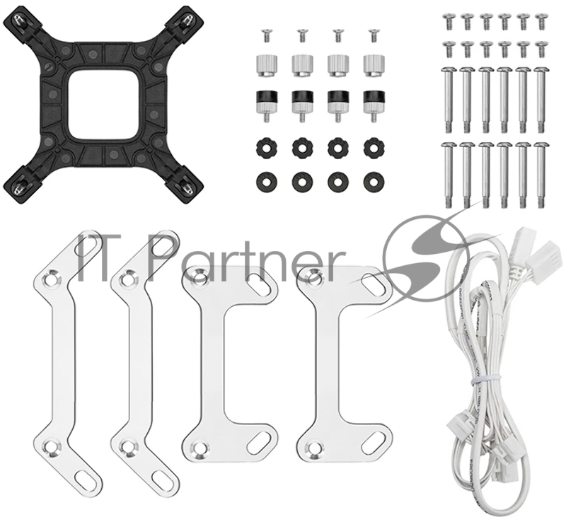 Система водяного охлаждения Deepcool LM360 WH ARGB Soc-AM5/AM4/1200/1700/1851 белый 4-pin 19-36dB Al LCD 250W 1729gr Ret (R-LM360-WHDMMC-1)