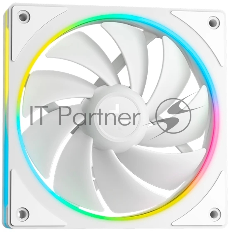 Система водяного охлаждения Deepcool LM360 WH ARGB Soc-AM5/AM4/1200/1700/1851 белый 4-pin 19-36dB Al LCD 250W 1729gr Ret (R-LM360-WHDMMC-1)