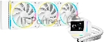 Система водяного охлаждения Deepcool LM360 WH ARGB Soc-AM5/AM4/1200/1700/1851 белый 4-pin 19-36dB Al LCD 250W 1729gr Ret (R-LM360-WHDMMC-1)