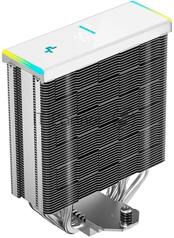 Устройство охлаждения(кулер) Deepcool AK400 Digital SE Wh ARGB Soc-AM5/AM4/1200/1700/1851 белый 4-pin 19-28dB Al+Cu LCD 220W 812gr Ret (R-AK400-WHADMN-GJD)