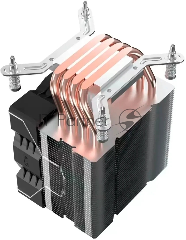 Устройство охлаждения(кулер) Digma D-CPC130-PWM1 Soc-AM5/AM4/1151/1200/1700 черный 4-pin Al+Cu 130W OEM