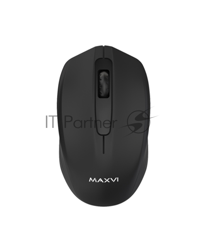 Мышь беспроводная Maxvi MWS-05 black, 3 кнопки, 1000 dpi