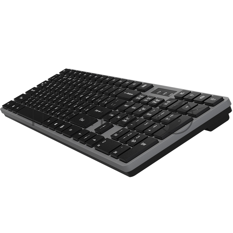 Беспроводная клавиатура Maxvi KWS-02 dark grey