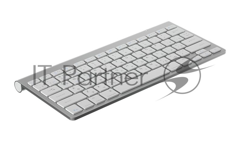 Клавиатура беспроводная Olmio WK-15 белая, Bluetooth, компактная мультимедийная.