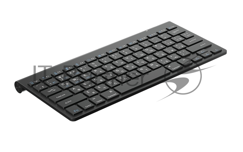 Клавиатура беспроводная Olmio WK-15 черная, Bluetooth, компактная мультимедийная.