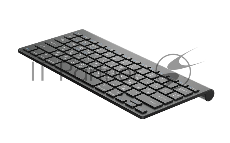 Клавиатура беспроводная Olmio WK-15 черная, Bluetooth, компактная мультимедийная.