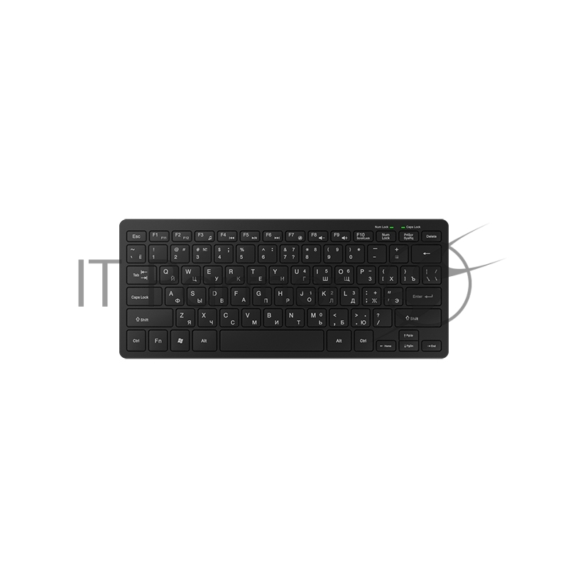 Беспроводная клавиатура Maxvi KWS-03 mini black