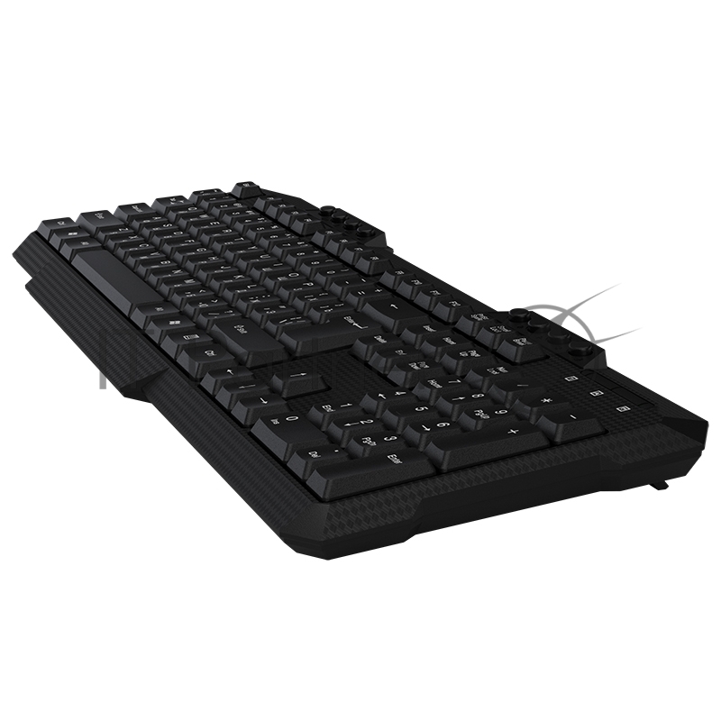 Комплект беспроводная клавиатура+мышь Maxvi KWS-06 combo black