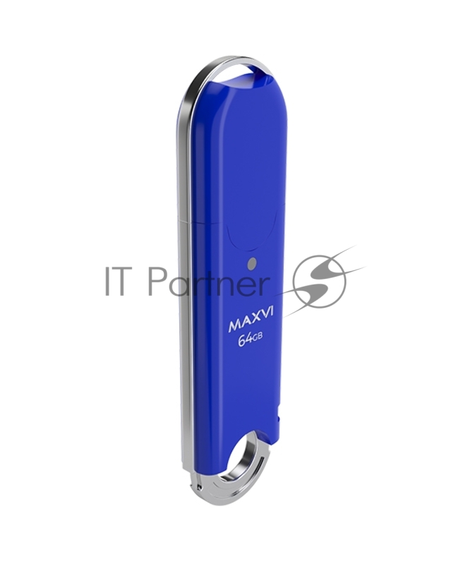 Накопитель USB 2.0 64GB Maxvi P2 blue (FD64GBUSB20C10P2)