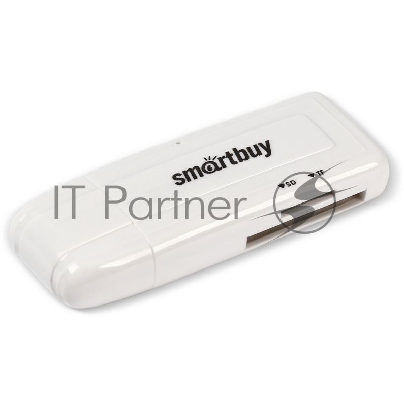 Картридер Smartbuy 705, USB 3.0 - SD/microSD, белый (SBR-705-W).