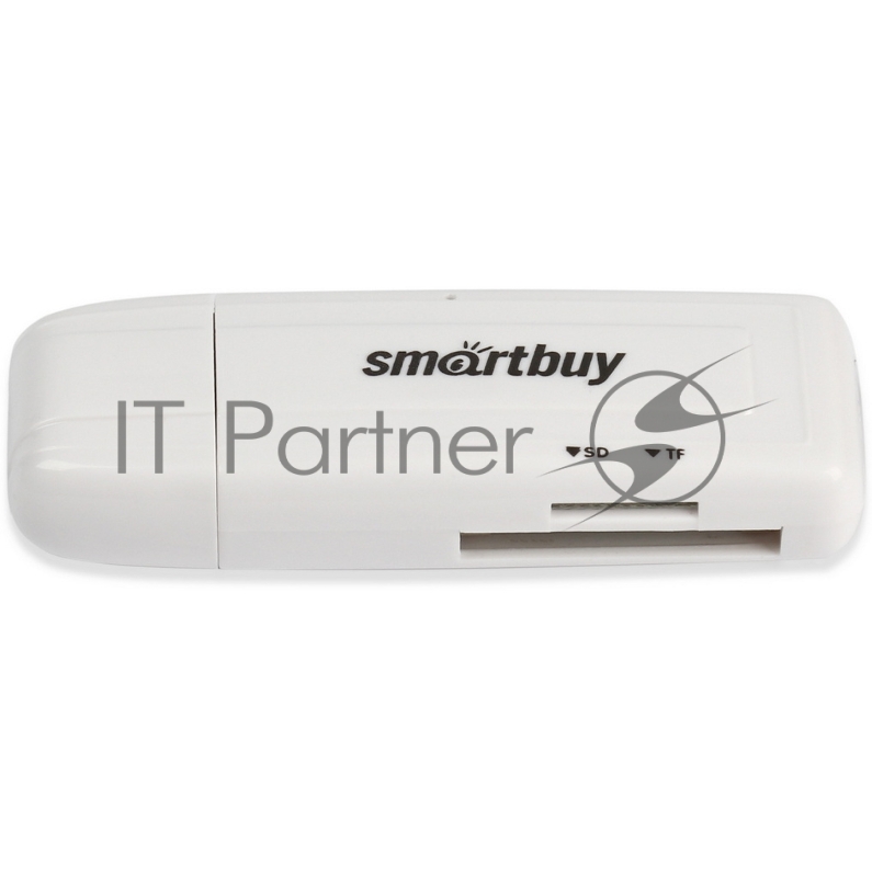 Картридер Smartbuy 705, USB 3.0 - SD/microSD, белый (SBR-705-W).