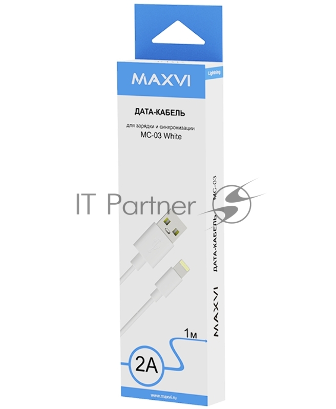 Кабель Maxvi MC-03 белый