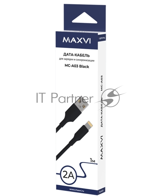 Кабель Maxvi MC-A03 black