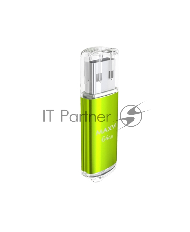 Накопитель USB 2.0 64GB Maxvi MP green (FD64GBUSB20C10MP)