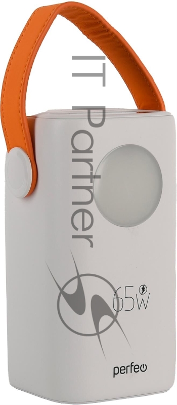 Портативный аккумулятор PERFEO (PF_E1635) MOON 65W 40000 mAh/LED дисплей, белый