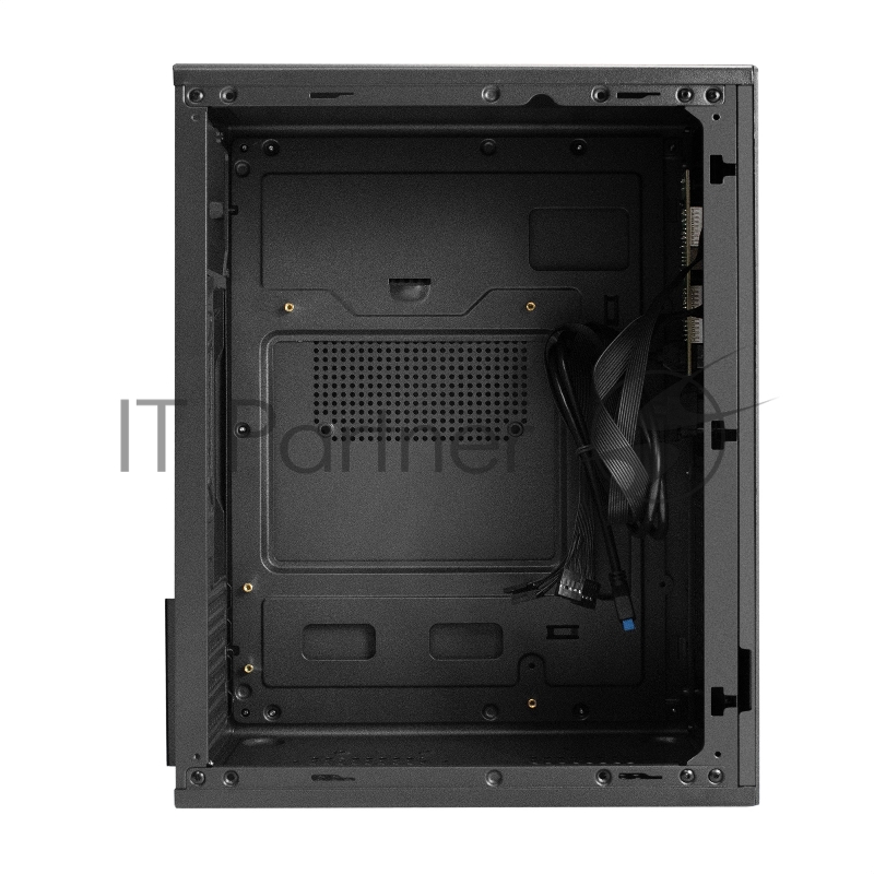 Компьютерный корпус Minitower ExeGate BAA-308MUC (mATX, без БП, 1*USB+1*USB 3.0+1*TypeC, HD Audio, черный)