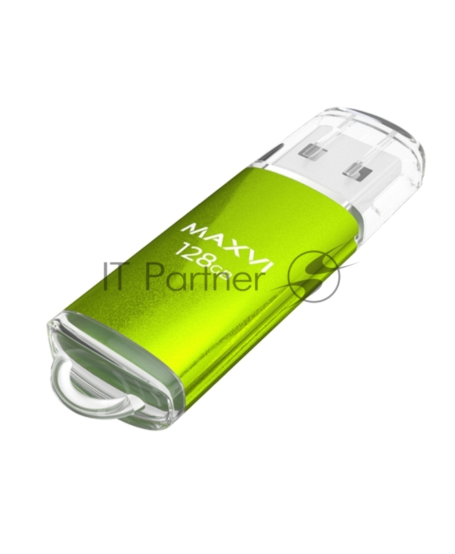 Флешка USB 2.0 128GB Maxvi MP green
