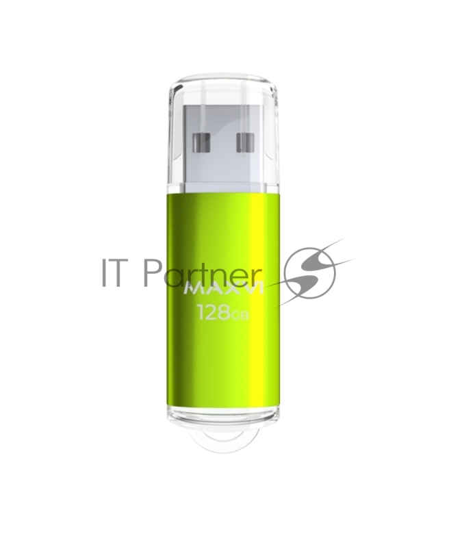 Флешка USB 2.0 128GB Maxvi MP green