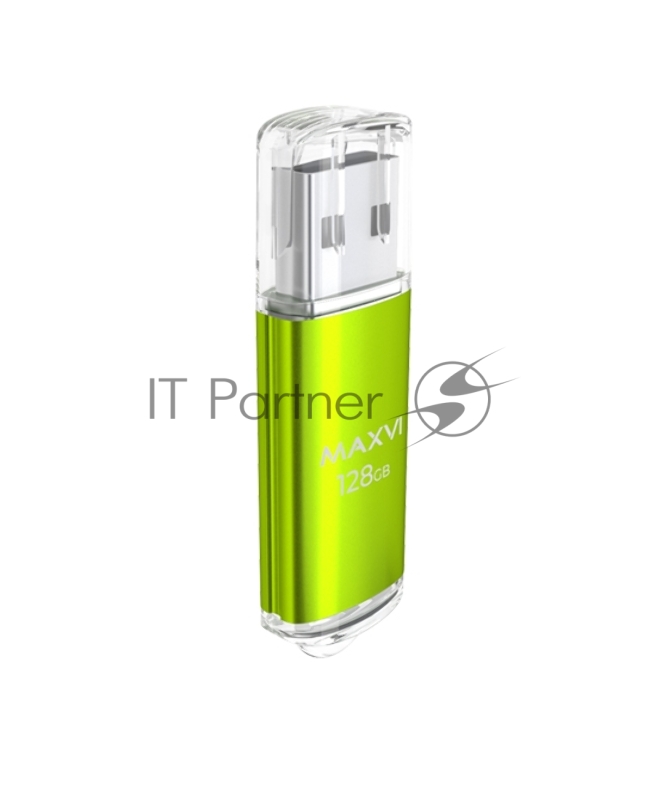 Флешка USB 2.0 128GB Maxvi MP green