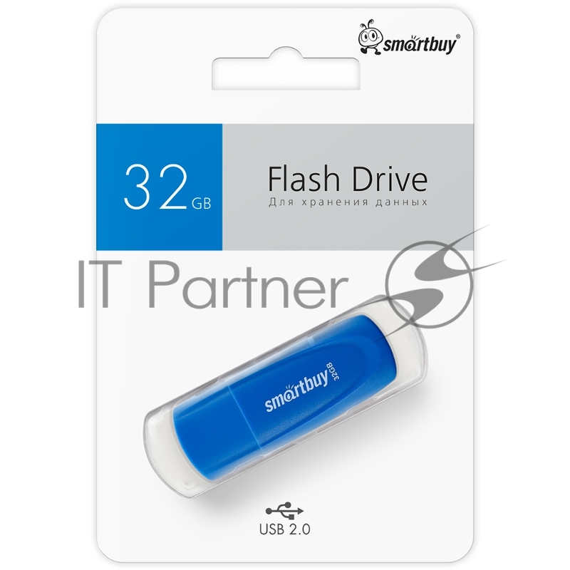 Флешка USB 2.0 32GB Smart Buy Scout Blue