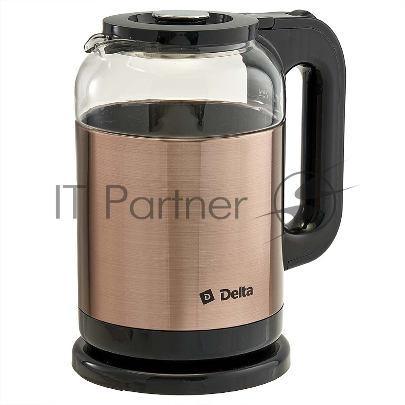 Чайник электрический DELTA DL-1115 золотой