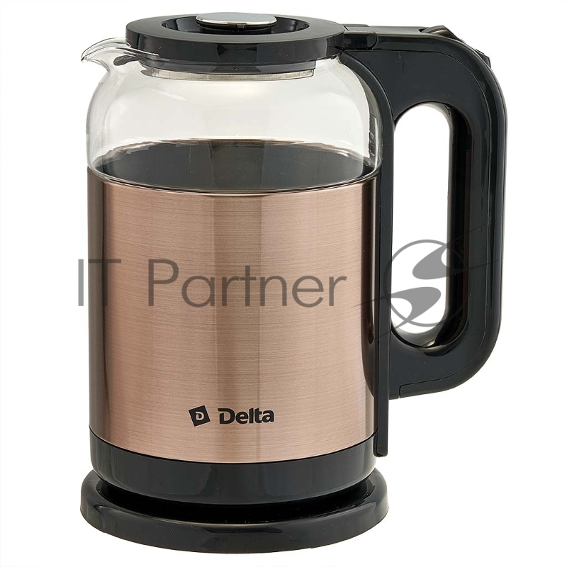 Чайник электрический DELTA DL-1115 золотой