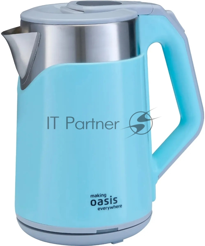 Чайник электрический OASIS K-21SPL голубой 2л 1800 Вт