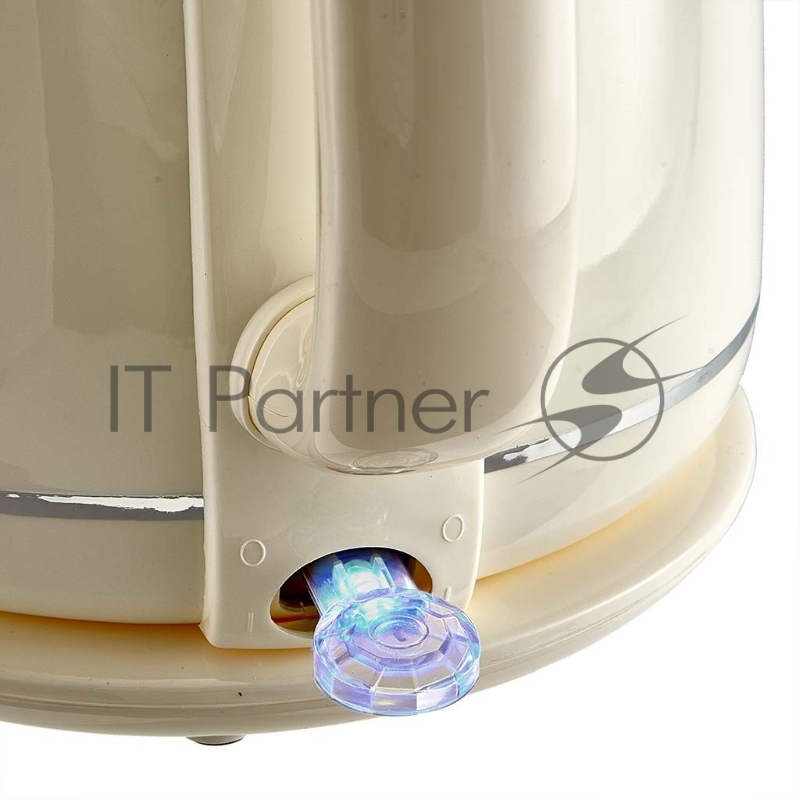 Чайник электрический Delta LUX DE-1018 (1,7 л. металл/пластик) белый