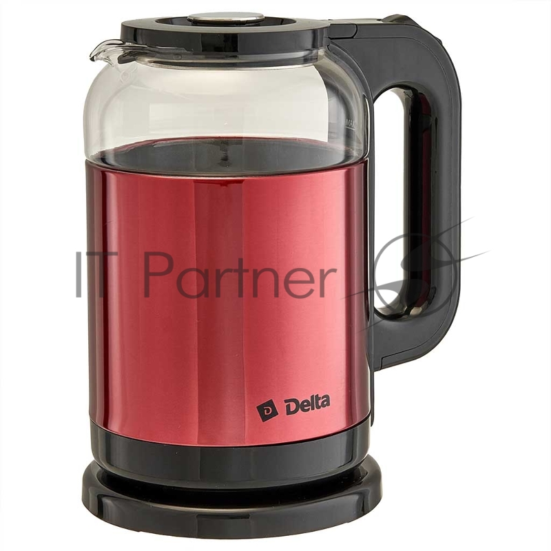 Чайник электрический DELTA DL-1115 красный