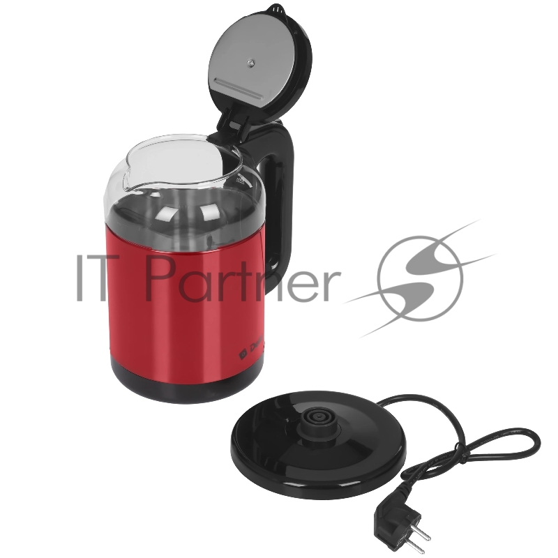 Чайник электрический DELTA DL-1115 красный