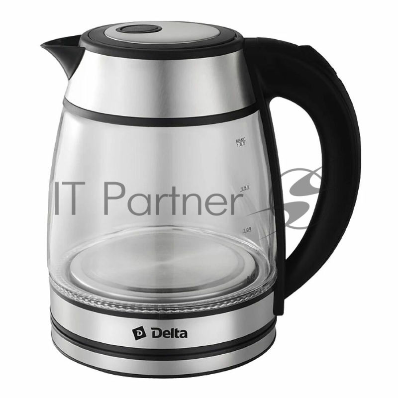 Чайник электрический DELTA DL-1120 серебряный