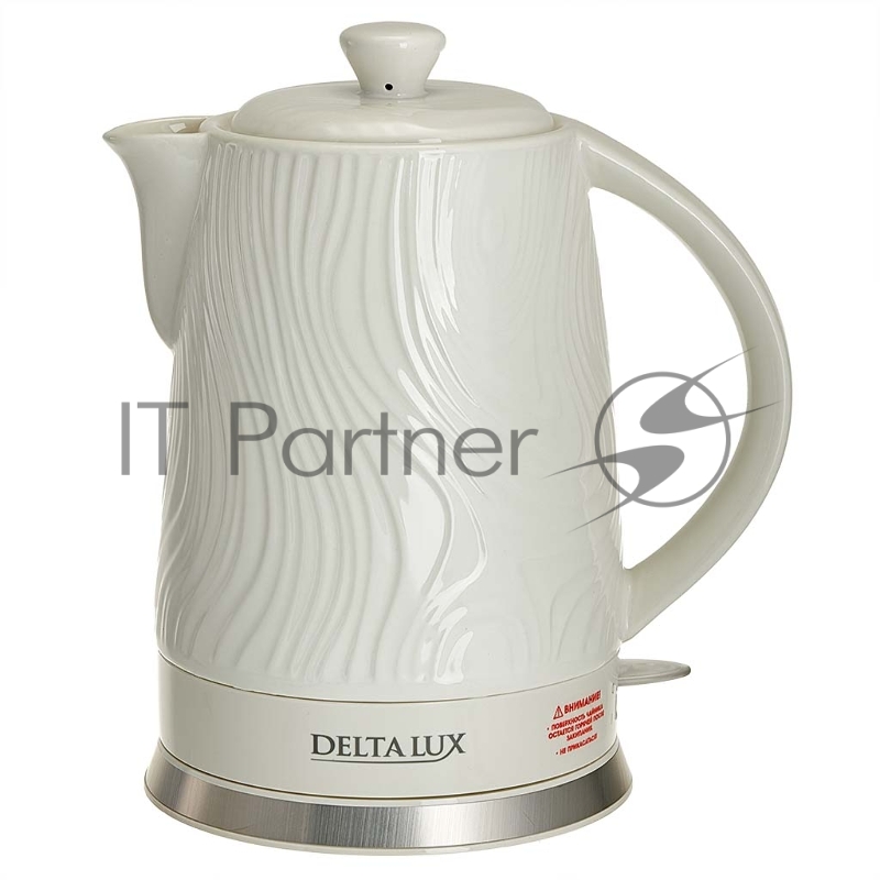 Чайник электрический DELTA LUX DE-1022 белый