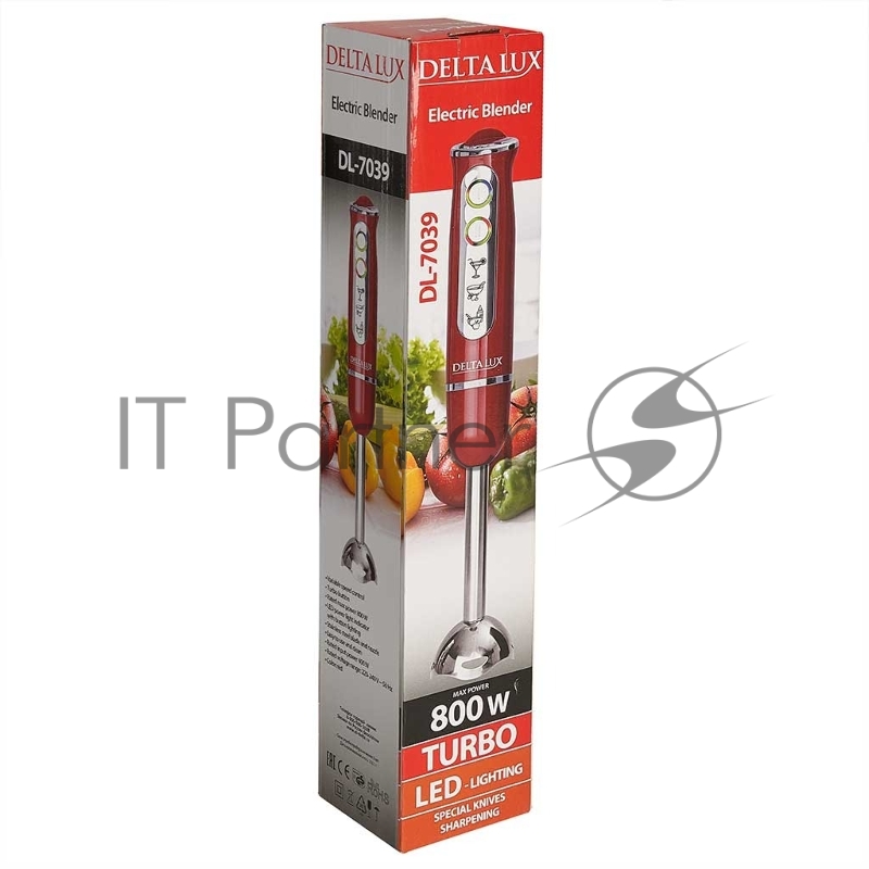 Блендер Delta LUX DL-7039 красный