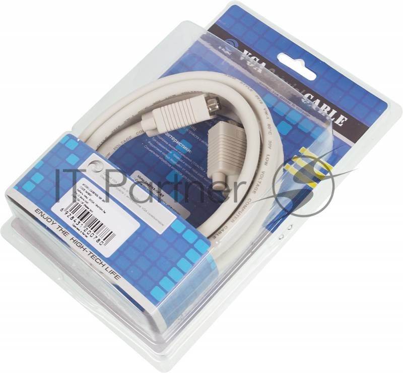 Кабель SVGA Ningbo CAB016S-10F VGA HD15 (m)/VGA HD15 (m) 3м феррит.кольца