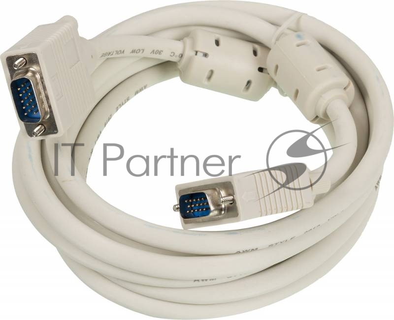 Кабель SVGA Ningbo CAB016S-10F VGA HD15 (m)/VGA HD15 (m) 3м феррит.кольца