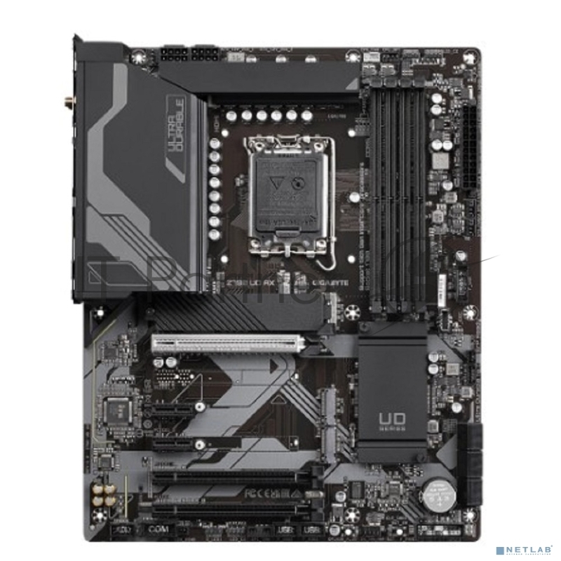 Материнская плата Gigabyte Z790 UD AX (V1.1/V1.2), LGA 1700, Intel Z790, 4xDDR5, 6xSATA, 3xM.2, 1xPCIe 5.0 x16, 1xPCIe 4.0 x4, 1xPCIe 3.0 x1, 1xHDMI, 1xDP, 1x 2.5Gb LAN, 4xUSB-A 2.0, 4xUSB-A 3.2 Gen 1, 1xUSB-A 3.2 Gen 2, 1xUSB-C 3.2 Gen 2x2, 7.1, ATX