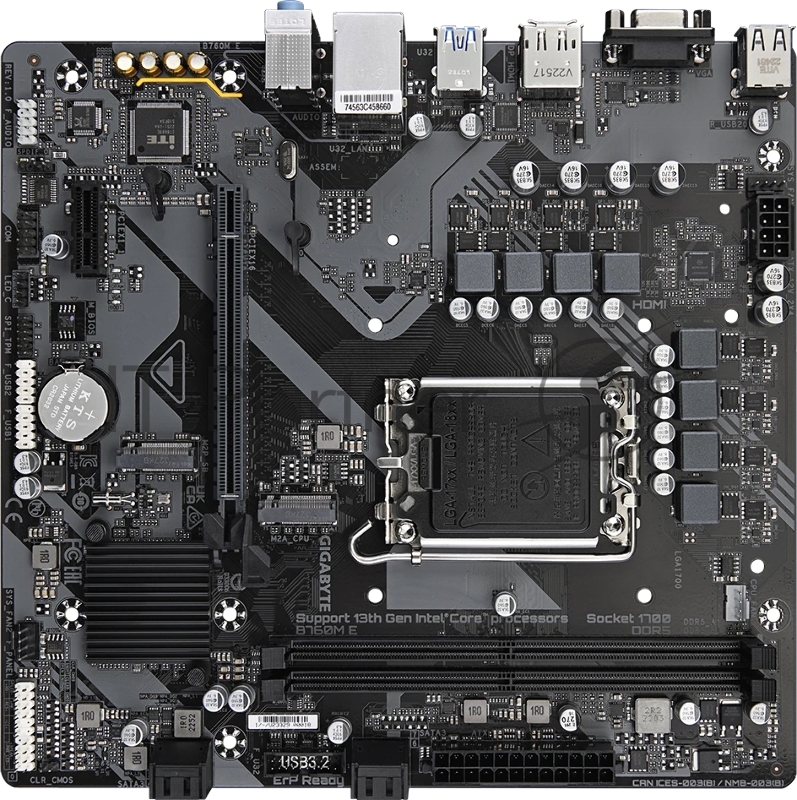 Материнская плата Gigabyte B760M E rev. 1.0