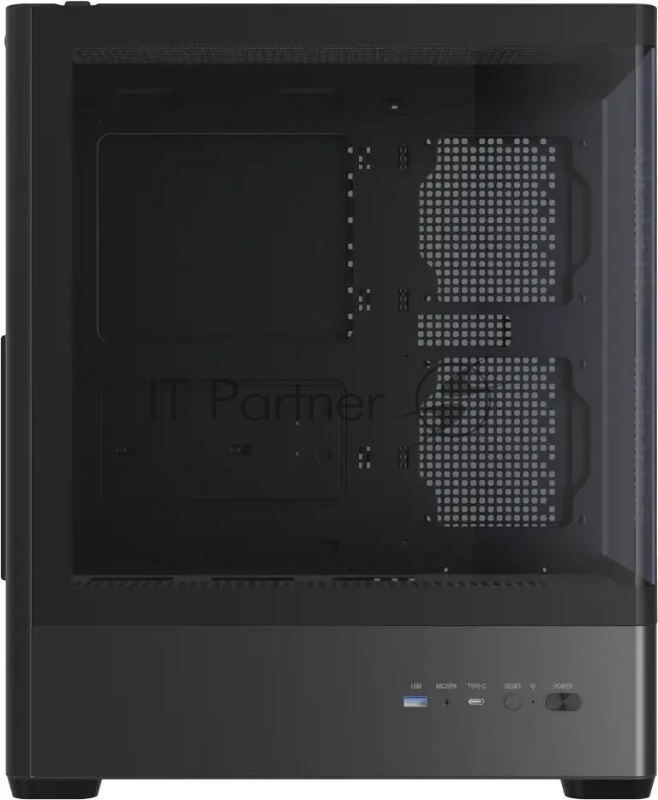 Корпус Accord ACC-R4A черный без БП ATX 2xUSB3.0 1xUSB3.1 audio