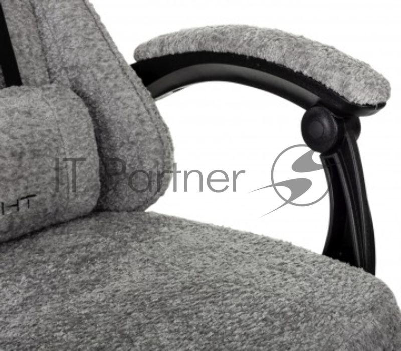 Кресло игровое Knight Lord/F Camby 82 серый, крестов. пластик, подст. для ног