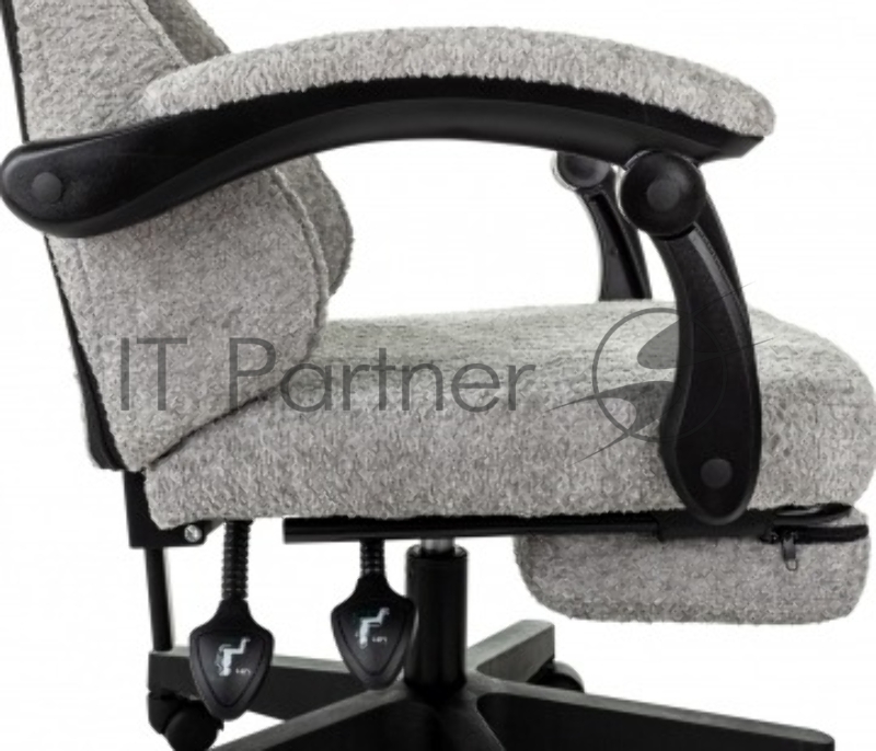 Кресло игровое Knight Lord/F Camby 82 серый, крестов. пластик, подст. для ног