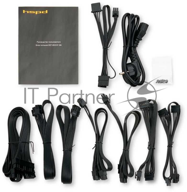 Блок питания Power Supply HSPD, 850W 80+ Gold (ATX, 2.52, Full modular, 1x24(20+4)pin 600mm, 2xCPU 8(4+4)pin 700mm, 2xPCIe*2 8(6+2)pin 600+150mm, 2xSATA*3 500+150+150mm, 1xMOLEX*3 500+150+150mm , Active, 120x120mm, 150x140x86mm, APFC, OVP, OPP, SCP,