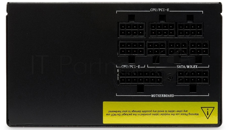 Блок питания Power Supply HSPD, 850W 80+ Gold (ATX, 2.52, Full modular, 1x24(20+4)pin 600mm, 2xCPU 8(4+4)pin 700mm, 2xPCIe*2 8(6+2)pin 600+150mm, 2xSATA*3 500+150+150mm, 1xMOLEX*3 500+150+150mm , Active, 120x120mm, 150x140x86mm, APFC, OVP, OPP, SCP,