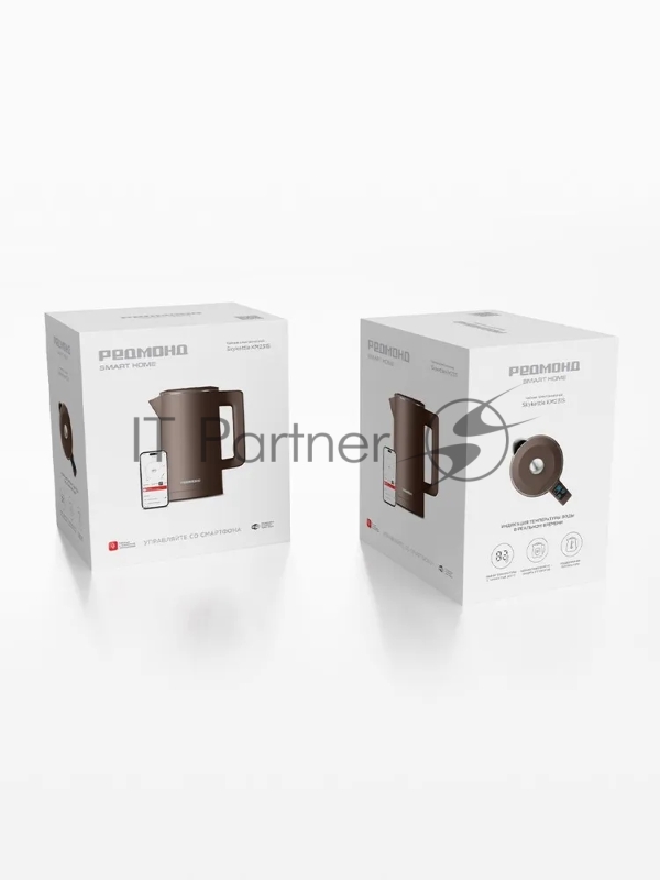 Чайник электрический умный Redmond SkyKettle KM-231S серо-коричневый