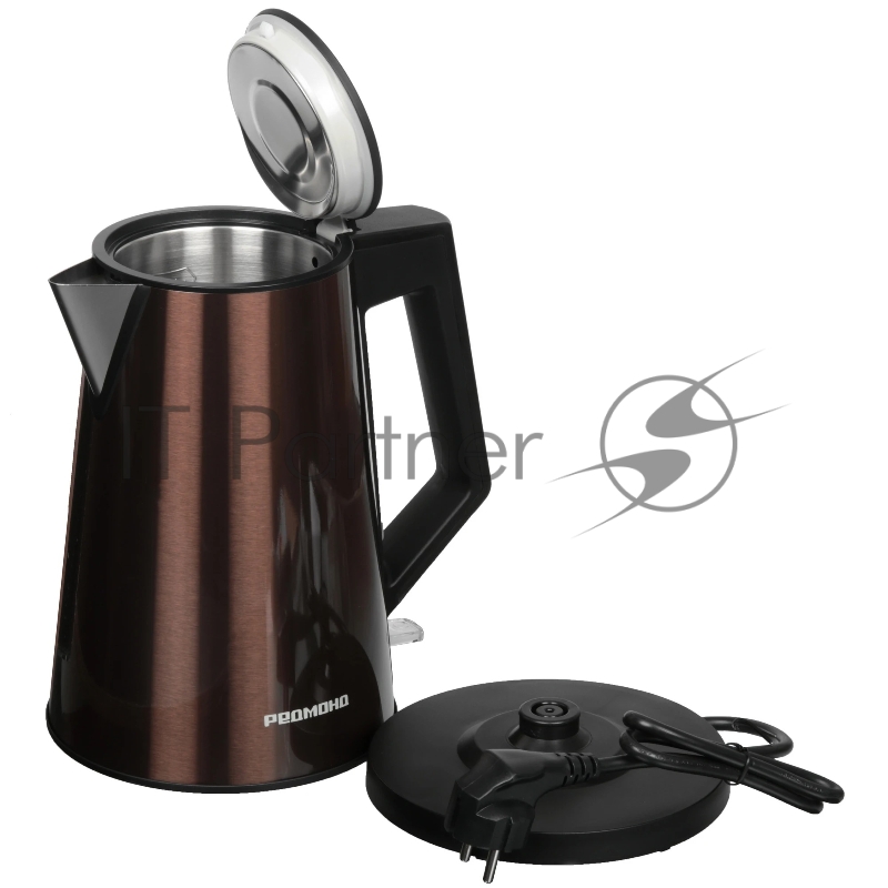 Чайник электрический Redmond KM-244, коричневый