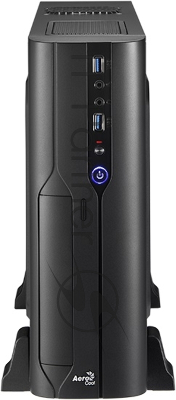 Компьютерный корпус SlimTower Aerocool / Formula Cs-101 Black , mATX, черный 400W EN54722